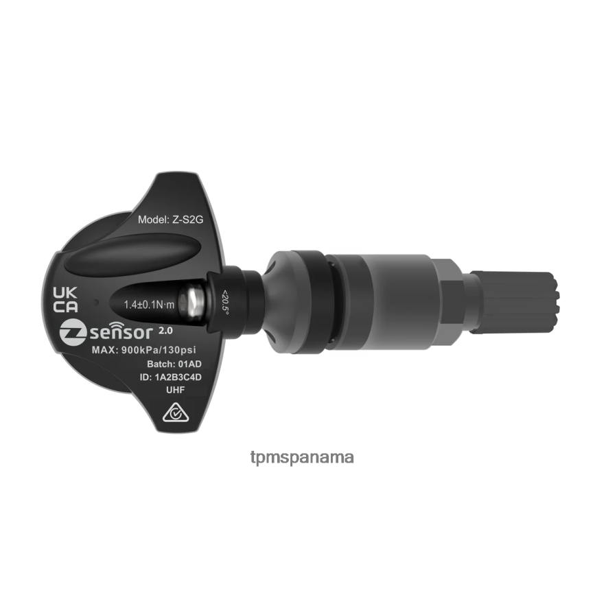 TPMS Coche | 66X4N053 Holden oe sensor tpms de repuesto - oe p/n 95712232, 13598773 frecuencia 433mhz vástago de válvula de metal - gris oscuro